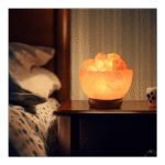Fire Bowl Style Himalayan Salt Lamp with Rock Salt Chunks