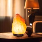 Aesthetic Himalayan Natural Rock Salt Lamp (Large Size 8-10 Kg)
